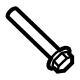 Ford -W719478-S451X Outer Belt Screw, Rear