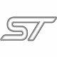 Ford KT4Z-9942528-A Nameplate, Front