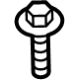 Ford -W720995-S439 Auxiliary Cooler Bolt