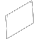 Ford EK4Z-6129710-C Front Glass, Green, Rear Passenger Side