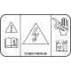 Ford HU5Z-14B218-B Warning Label