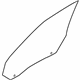 Ford 8A8Z-7421410-A Door Glass, Front Passenger Side