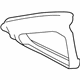 Ford 8A5Z-17724-A Mirror Outside Gasket, Passenger Side