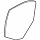 Ford 6G1Z-5425713-AA Door Glass, Rear Driver Side