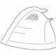 Ford 8W3Z-13404-A Tail Lamp Assembly, Rear Passenger Side
