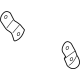 Ford BK2Z-5776-C Shackle, Driver Side