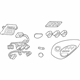 Ford YL7Z78519A70CAA Overhead Console, Front Upper