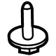 Ford -W700092-S450 Mount Bracket Retainer Screw