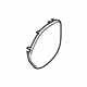 Ford FA1Z-18978-AK Speaker Grille, Passenger Side