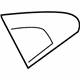 Ford AG1Z-5428167-A Upper Molding, Rear Driver Side