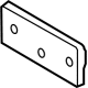 Ford KT4Z-17A385-AB License Bracket, Front