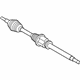 Ford G1FZ-3B436-A Shaft - Front Axle, Passenger Side