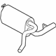 Ford KV6Z-5230-B Rear Muffler, Front