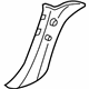 Ford BL7Z-7803598-AA Windshield Pillar Trim, Passenger Side