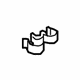Ford -W713337-S300 Filler Pipe Clip