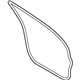 Ford DS7Z-5420530-C Door Weatherstrip, Front Outer Passenger Side