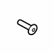 Ford -W504162-S303 Lower Trim Panel Screw, Rear