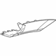 Ford 8S4Z-5431010-AB Upper Quarter Trim, Black, Rear Passenger Side