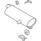 Ford MB3Z-5230-A Muffler, Front