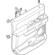 Ford PC3Z-6027411-BA Door Trim Panel, Upper Passenger Side
