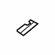 Ford CK4Z-61513A03-A Outer Center Pillar Reinforcement, Driver Side