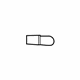 Ford AM5Z-1731066-AC Upper Retainer, Gray, Driver Side