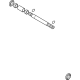 Ford MB3Z-4B410-A Intermediate Shaft, Rear