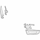 Ford HL3Z-17810-A Bracket - Bumper Mounting, Passenger Side