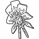 Ford F65Z-8600-AA Fan Blade