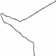 Ford EJ7Z-17A605-F Washer Hose