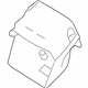 Ford BL3Z-3530-AE Lower Shroud, Charcoal Black/Steel Gray