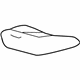 Ford 8L3Z-15632A22-C Seat Cushion Pad, Front Passenger Side