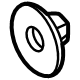 Ford -W720718-S440 Rear Lateral Arm Nut, Outer