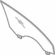 Ford GD9Z-5421411-A Door Glass, Driver Side