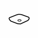 Ford AE9Z-74672A40-AF Sunvisor Cap, Charcoal Black, Passenger Side