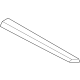 Ford NZ6Z-6029038-B Rail Trim, Radiant Red, Passenger Side