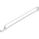 Ford LJ8Z-5810176-BA Rocker Molding, Passenger Side