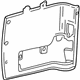 Ford F6UZ-1631112-AAA Rear Quarter Trim, Lower Passenger Side