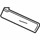 Ford 6W7Z-54046A63-EA Molding, Black, Driver Side