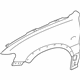 Ford YL8Z-16005-BA Fender, Front Passenger Side