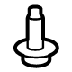 Ford -W721743-S439 Muffler Bolt, Rear Upper