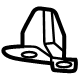 Ford -W716934-S900 Headliner Clip