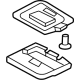 Ford DS7Z-7413046-BL Floor Mat Handle