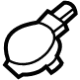 Ford LU5Z-17D547-A Rain Sensor, Front