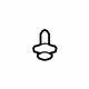 Ford -W715946-S300 Headliner Retainer