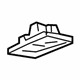 Ford EJ7Z-74041A22-A Visor Retainer