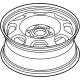 Ford BC3Z-1015-CCP Wheel, Steel