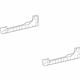 Ford 4L3Z-1510111-BA Floor Side Rail, Driver Side