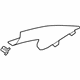 Ford BA1Z-7803598-AA Windshield Pillar Trim, Passenger Side