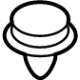 Ford -W721368-S439L Fuel Tank Strap Bolt